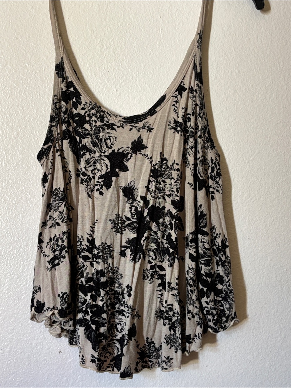 Poetry Flowy Floral Spaghetti Strap Cami Tank Top - Size S